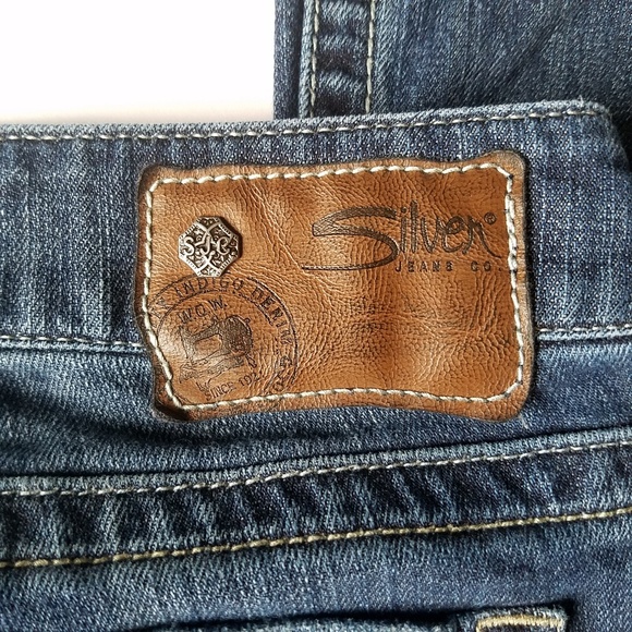 Silver Flare Jeans - Picture 3 of 7